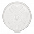 Lift n' Lock Plastic Hot Cup Lids, With Straw Slot, Fits 10 oz to 14 oz Hot Cups, Translucent, 100/Sleeve, 10 Sleeves/Carton (12FTLS)