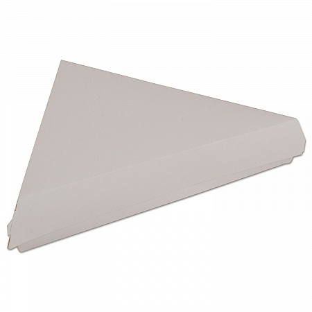 White Pizza Clamshells, 9.25 x 9 x 1.69, White, Paper, 400/Carton (0719)