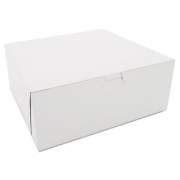 SCT Bakery Boxes, 10 x 10 x 4, White, 100/Carton (0973)