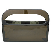 Health Gards Toilet Seat Cover Dispenser, Half-Fold, 16 x 3.25 x 11.5, Smoke (HG12SMO)