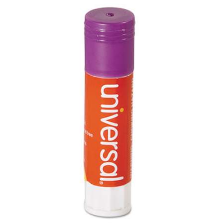 Universal Glue Stick Value Pack, 0.28 oz, Applies Purple, Dries Clear, 30/Pack (74748VP)