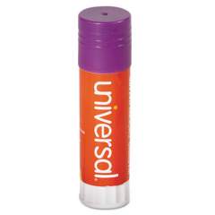 Universal Glue Stick, 1.3 oz, Applies Purple, Dries Clear, 12/Pack (74752)