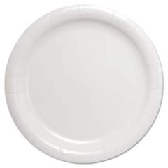 Dart Bare Eco-Forward Clay-Coated Paper Dinnerware, Plate, 9" dia, White, 500/Carton (HP9S)
