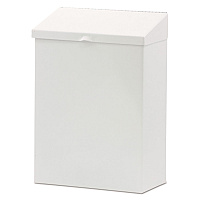 Feminine Hygiene Product Waste Receptacle, Metal, White (ND1W)