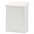 Feminine Hygiene Product Waste Receptacle, Metal, White (ND1W)