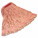 Super Stitch Blend Mop, Large, Cotton/Synthetic Blend, Large, Red, 6 Carton (D213RED)