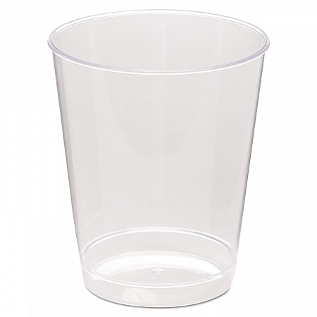 Comet Plastic Tumbler, Tall, 8 oz, Clear, 25/Pack, 20 Packs/Carton (T8T)