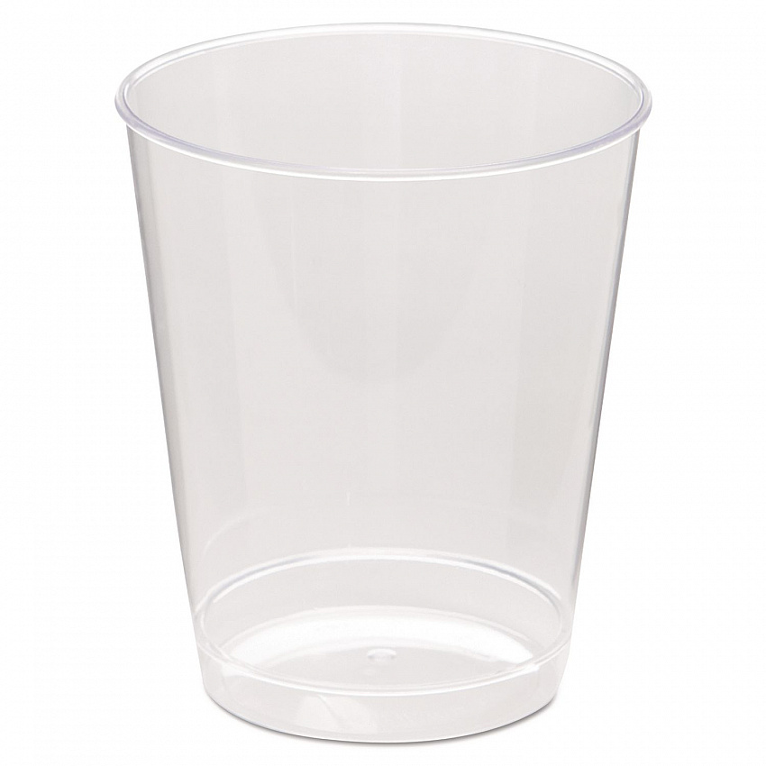 Comet Plastic Tumbler, Tall, 8 oz, Clear, 25/Pack, 20 Packs/Carton (T8T)