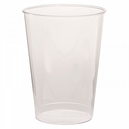Comet Plastic Tumbler, Tall, 7 oz, Clear, 25/Pack, 20 Packs/Carton (T7T)