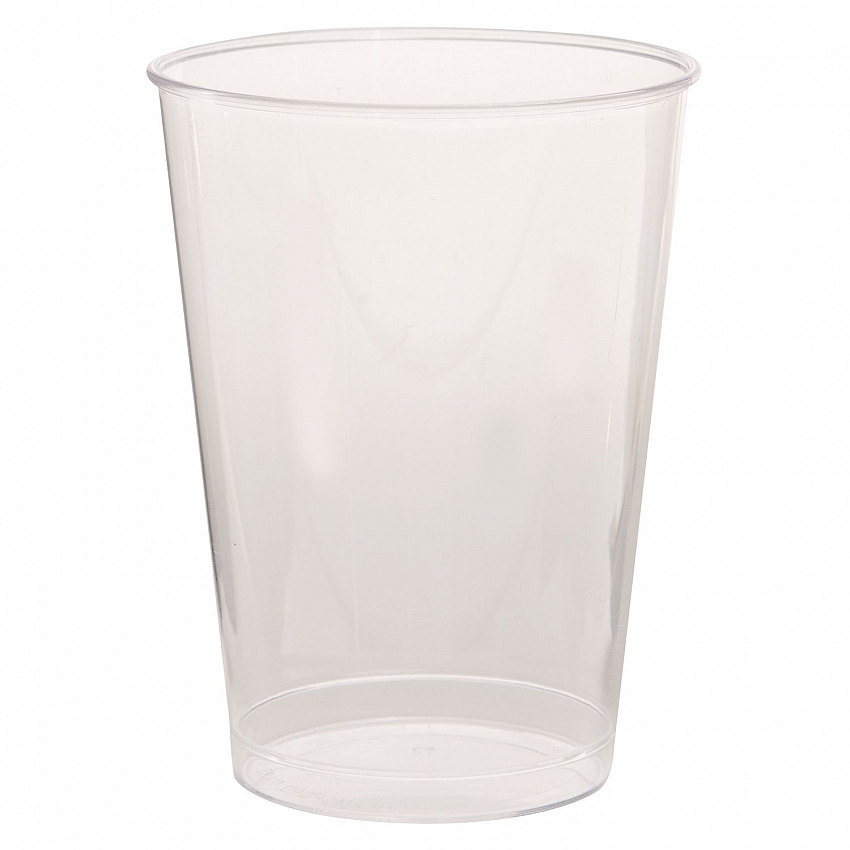 Comet Plastic Tumbler, Tall, 7 oz, Clear, 25/Pack, 20 Packs/Carton (T7T)