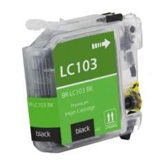 Compatible Brother LC103BK Innobella High-Yield Ink, 600 Page-Yield, Black