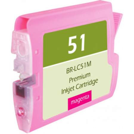 Compatible Brother LC51M Innobella Ink, 400 Page-Yield, Magenta