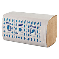 Single-Fold Paper Towels, 1-Ply, 9 x 9.25, Kraft, 334/Pack, 12 Packs/Carton (SF5001K)
