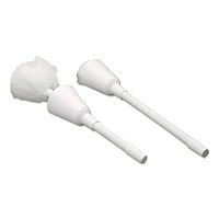 Cone Toilet Bowl Mop, 13" Handle, 5.5" Mop Head, White (3600)
