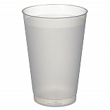 Frost Flex Cups, Cold, 14 oz, Plastic, Frosted, 25/Pack, 20 Packs/Carton (PF14)