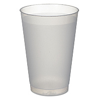 Frost Flex Cups, Cold, 14 oz, Plastic, Frosted, 25/Pack, 20 Packs/Carton (PF14)
