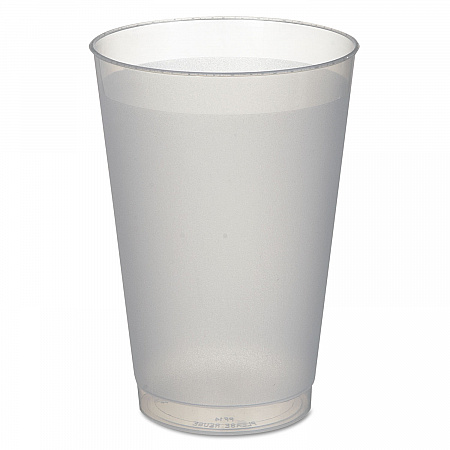 Frost Flex Cups, Cold, 14 oz, Plastic, Frosted, 25/Pack, 20 Packs/Carton (PF14)