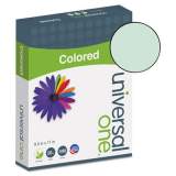Universal Deluxe Colored Paper, 20lb, 8.5 x 11, Green, 500/Ream (11203)