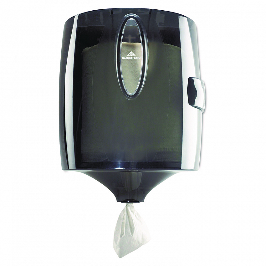 Center-Pull Paper Towel Dispenser, 9.9 x 10 x 10.5, Translucent Smoke (54050)