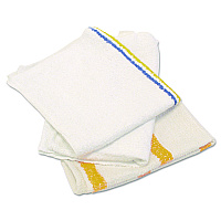 Value Counter Cloth/Bar Mop, 14 x 17, White, 25 Pounds/Bag (53425BP)