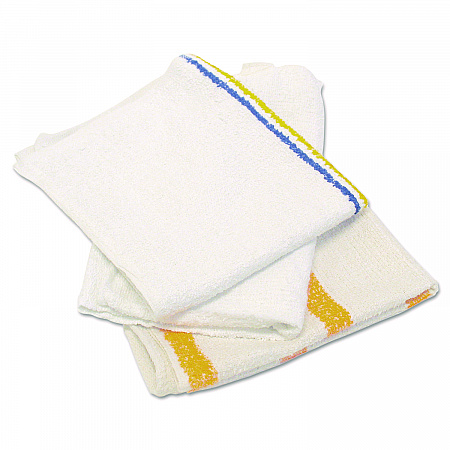 Value Counter Cloth/Bar Mop, 14 x 17, White, 25 Pounds/Bag (53425BP)