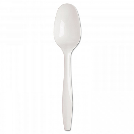 SmartStock Plastic Cutlery Refill, Series-B, Mediumweight Spoon, White, 40/Pack, 24 Packs/Carton (SSS21P)