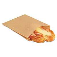 EcoCraft Grease-Resistant Sandwich Bags, 6.5" x 1" x 8", Natural, 2,000/Carton (300100)