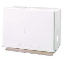 Space Saver Singlefold Towel Dispenser, Steel, 11.63 x 6.63 x 8.13, White (56701)