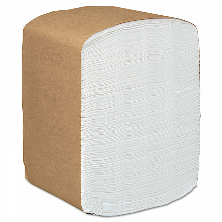 Full-Fold Dispenser Napkins, 1-Ply, 12 x 17, White, 400/Pack, 15 Packs/Carton (98730)