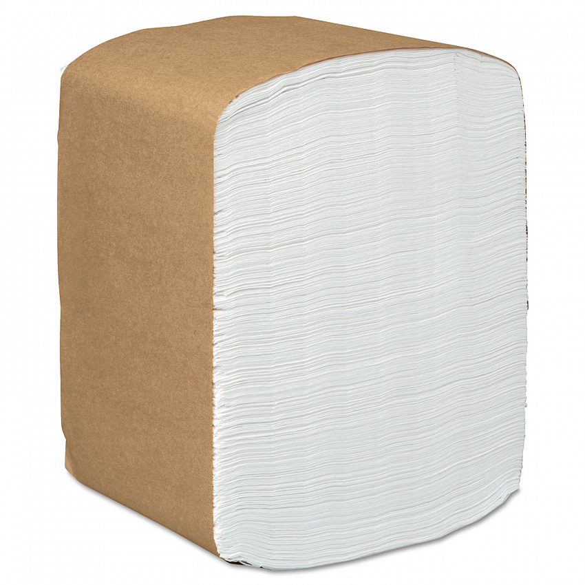 Full-Fold Dispenser Napkins, 1-Ply, 12 x 17, White, 400/Pack, 15 Packs/Carton (98730)