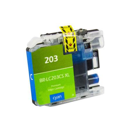 Compatible Brother LC203C Innobella High-Yield Ink, 550 Page-Yield, Cyan