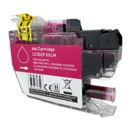 Compatible Brother LC3029M INKvestment Super High-Yield Ink, 1,500 Page-Yield, Magenta