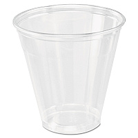 Ultra Clear Cups, 5 oz, Plastic, 100/Bag, 25 Bags/Carton (5C)