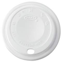 Dart Cappuccino Dome Sipper Lids, Fits 8 oz to 10 oz Cups, White, 1,000/Carton (8EL)