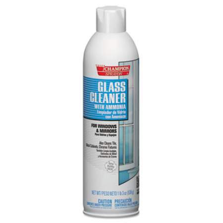 Chase Products Champion Sprayon Glass Cleaner with Ammonia, 19 oz Aerosol Spray, 12/Carton (5151)