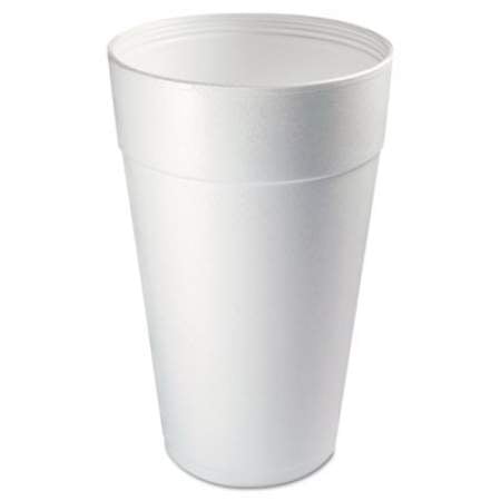 Dart Foam Drink Cups, 44 oz., Hot/Cold, White, 20/Bag (44TJ32)