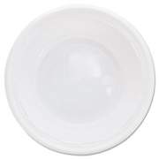 Dart Plastic Bowls, 5 to 6 oz, White, 125/Pack, 8 Packs/Carton (5BWWF)
