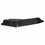 Hinged Tilt Truck Lid, For 0.5 Cubic Yard Tilt Trucks, Rectangular, 28.5w x 56.5d x 9h, Black (1307BLA)