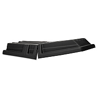 Hinged Tilt Truck Lid, For 0.5 Cubic Yard Tilt Trucks, Rectangular, 28.5w x 56.5d x 9h, Black (1307BLA)