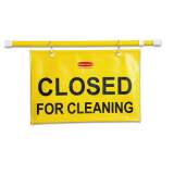 Rubbermaid Commercial Site Safety Hanging Sign, 50w x 1d x 13h, Yellow (9S15YEL)