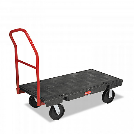Platform Truck, 2,000 lb Capacity, 24 x 48 x 7, Black (4441BLA)