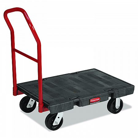 Platform Truck, 2,000 lb Capacity, 24 x 36 x 7, Black (4406BLA)