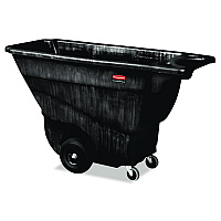 0.5 cu yd Structural Foam Tilt Truck, Standard Duty, 850 lb Capacity, Black (9T14BLA)