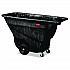 0.5 cu yd Structural Foam Tilt Truck, Standard Duty, 850 lb Capacity, Black (9T14BLA)