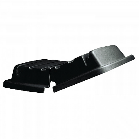 Lid for 20 Cubic Feet Truck, Rectangular, 34w x 48.5d x 8.5h, Black (4617BLA)
