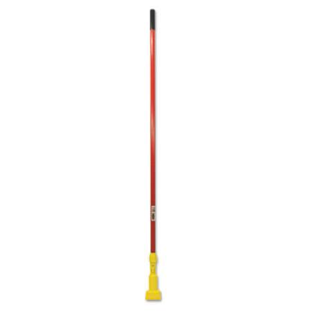 Rubbermaid Commercial Gripper Fiberglass Mop Handle, 60", Red/Yellow (H246RED)