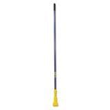 Rubbermaid Commercial Gripper Fiberglass Mop Handle, 60", Blue/Yellow (H246BLU)