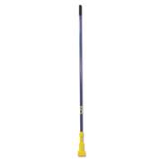 Rubbermaid Commercial Gripper Fiberglass Mop Handle, 60", Blue/Yellow (H246BLU)