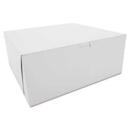 SCT Tuck-Top Bakery Boxes, 12 x 12 x 5, White, 100/Carton (0987)
