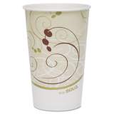 Dart Symphony Paper Cold Cups, 16 oz,  White/Beige, 50/Sleeve, 20 Sleeves/Carton (RP16PSYM)